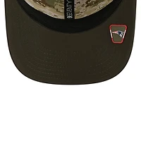 New England Patriots Green 2025 NFL Salute to Service Collection New Era 9SEVENTY Adjustable Snapback Hat