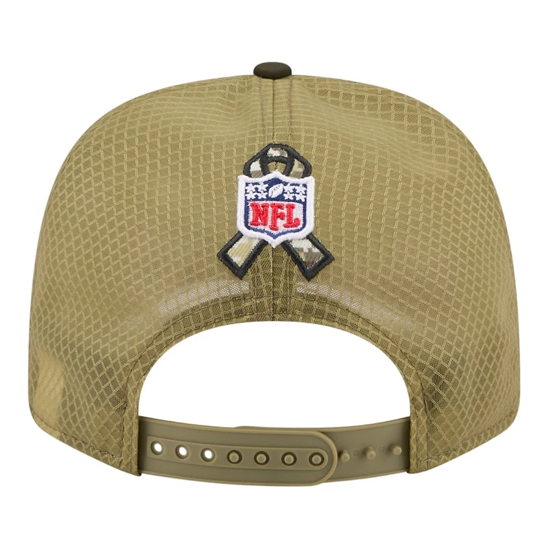 Miami Dolphins Green 2025 NFL Salute to Service Collection New Era 9SEVENTY Adjustable Snapback Hat