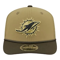 Miami Dolphins Green 2025 NFL Salute to Service Collection New Era 9SEVENTY Adjustable Snapback Hat