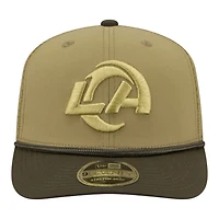 Los Angeles Rams Green 2025 NFL Salute to Service Collection New Era 9SEVENTY Adjustable Snapback Hat