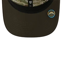 Los Angeles Chargers Green 2025 NFL Salute to Service Collection New Era 9SEVENTY Adjustable Snapback Hat