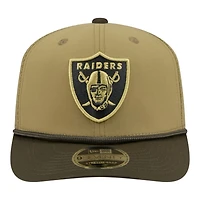 Las Vegas Raiders Green 2025 NFL Salute to Service Collection New Era 9SEVENTY Adjustable Snapback Hat
