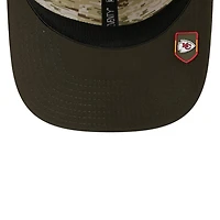 Kansas City Chiefs Green 2025 NFL Salute to Service Collection New Era 9SEVENTY Adjustable Snapback Hat