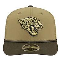 Jacksonville Jaguars Green 2025 NFL Salute to Service Collection New Era 9SEVENTY Adjustable Snapback Hat