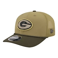Green Bay Packers Green 2025 NFL Salute to Service Collection New Era 9SEVENTY Adjustable Snapback Hat