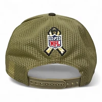 Detroit Lions Green 2025 NFL Salute to Service Collection New Era 9SEVENTY Adjustable Snapback Hat