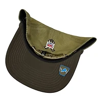 Detroit Lions Green 2025 NFL Salute to Service Collection New Era 9SEVENTY Adjustable Snapback Hat