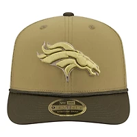 Denver Broncos Green 2025 NFL Salute to Service Collection New Era 9SEVENTY Adjustable Snapback Hat