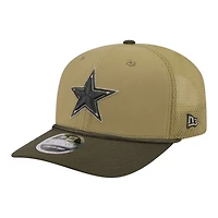 Dallas Cowboys Green 2025 NFL Salute to Service Collection New Era 9SEVENTY Adjustable Snapback Hat