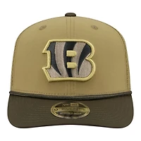 Cincinnati Bengals Green 2025 NFL Salute to Service Collection New Era 9SEVENTY Adjustable Snapback Hat
