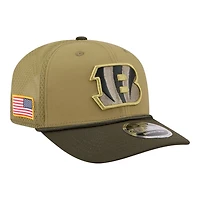 Cincinnati Bengals Green 2025 NFL Salute to Service Collection New Era 9SEVENTY Adjustable Snapback Hat