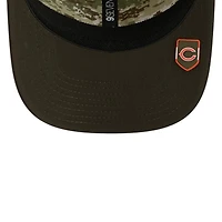 Chicago Bears Green "C" Logo 2025 NFL Salute to Service Collection New Era 9SEVENTY Adjustable Snapback Hat