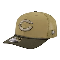 Chicago Bears Green "C" Logo 2025 NFL Salute to Service Collection New Era 9SEVENTY Adjustable Snapback Hat