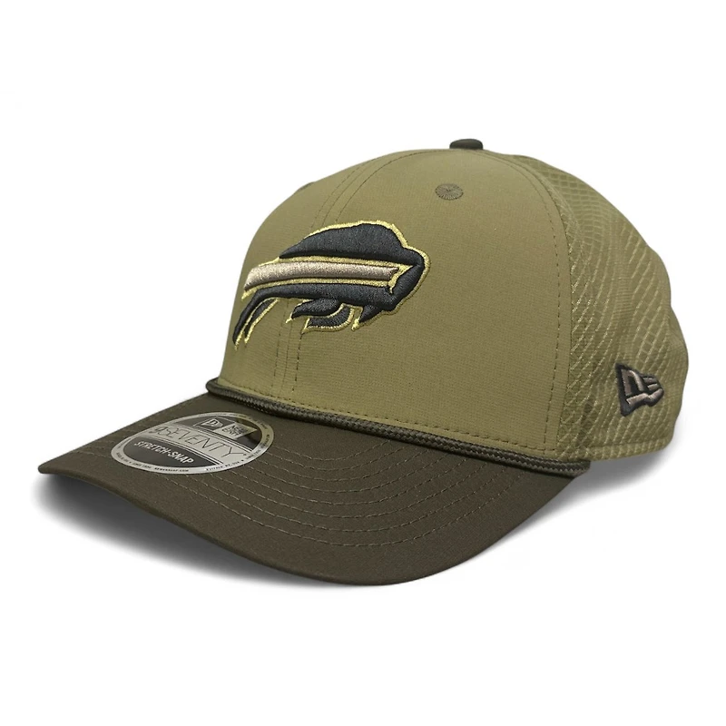 Buffalo Bills Green 2025 NFL Salute to Service Collection New Era 9SEVENTY Adjustable Snapback Hat