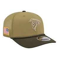 Atlanta Falcons Green 2025 NFL Salute to Service Collection New Era 9SEVENTY Adjustable Snapback Hat
