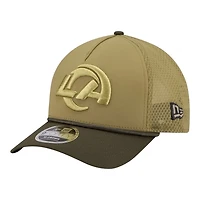 Los Angeles Rams Green 2025 NFL Salute to Service Collection New Era 9FORTY A-Frame M-Crown Adjustable Hat