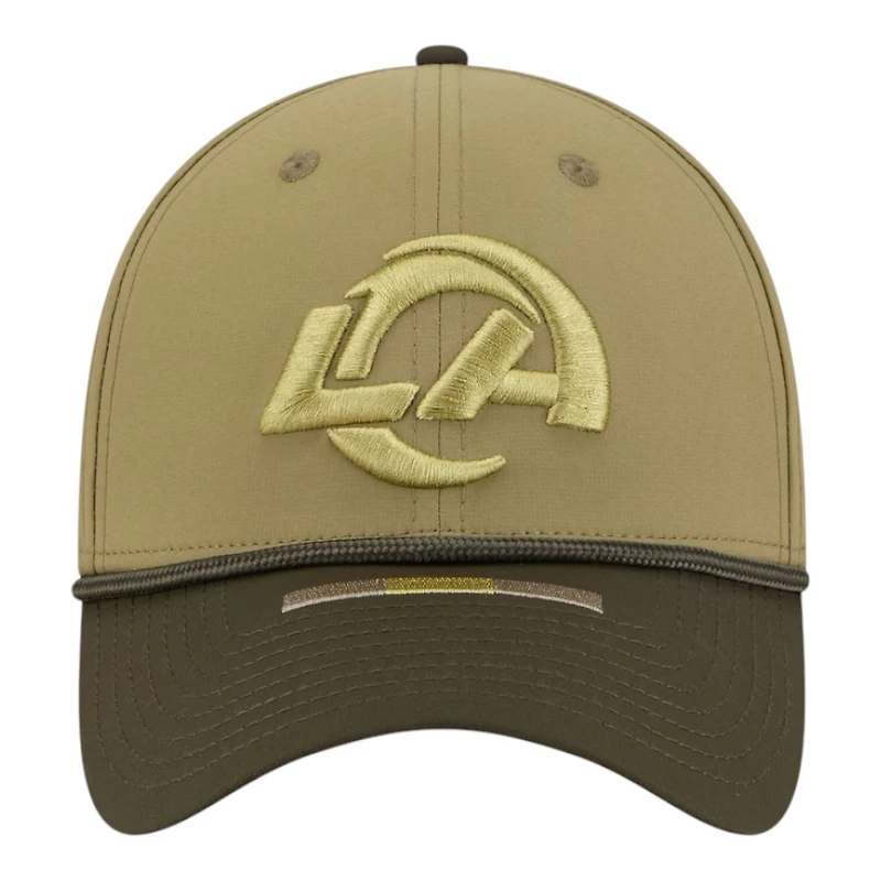 Los Angeles Rams Green 2025 NFL Salute to Service Collection New Era 39THIRTY Flex Hat