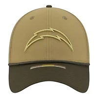 Los Angeles Chargers Green 2025 NFL Salute to Service Collection New Era 39THIRTY Flex Hat