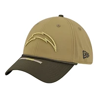 Los Angeles Chargers Green 2025 NFL Salute to Service Collection New Era 39THIRTY Flex Hat