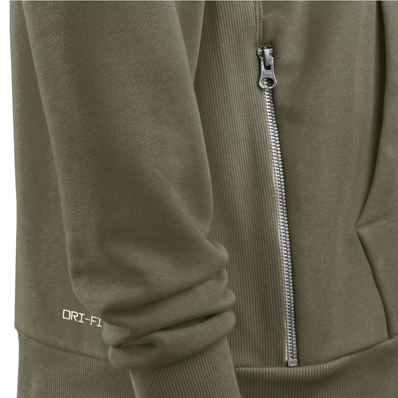 San Francisco 49ers Olive Green 2025 Salute to Service Sideline Nike Dri-FIT Hoodie