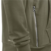 San Francisco 49ers Olive Green 2025 Salute to Service Sideline Nike Dri-FIT Hoodie