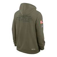 Pittsburgh Steelers Olive Green 2025 Salute to Service Sideline Nike Dri-FIT Hoodie
