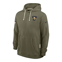 Minnesota Vikings Olive Green 2025 Salute to Service Sideline Nike Dri-FIT Hoodie