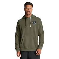 Las Vegas Raiders Olive Green 2025 Salute to Service Sideline Nike Dri-FIT Hoodie