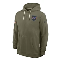 Buffalo Bills Olive Green 2025 Salute to Service Sideline Nike Dri-FIT Hoodie