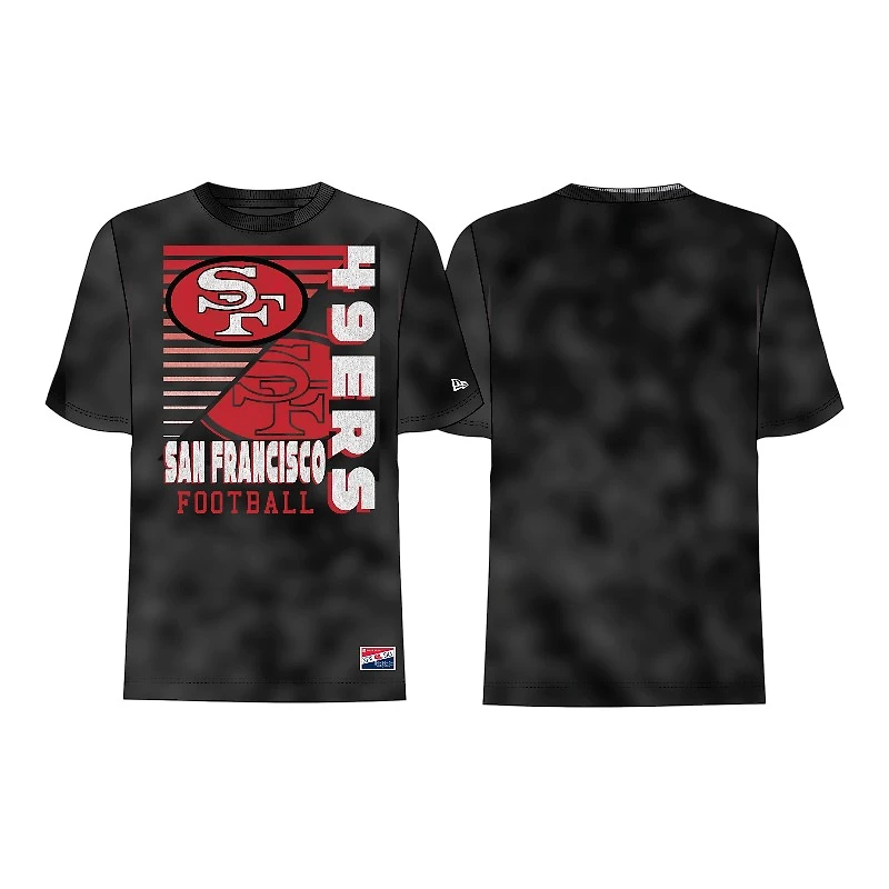 San Francisco 49ers Washed Black New Era T-Shirt