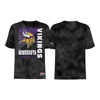 Minnesota Vikings Washed Black New Era T-Shirt