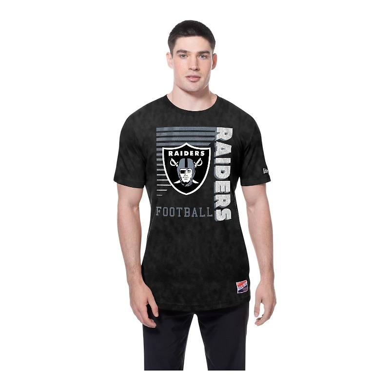 Las Vegas Raiders Washed Black New Era T-Shirt