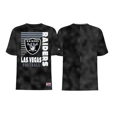 Las Vegas Raiders Washed Black New Era T-Shirt