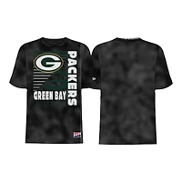 Green Bay Packers Washed Black New Era T-Shirt