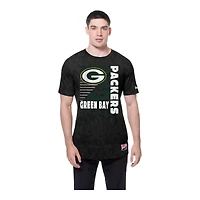 Green Bay Packers Washed Black New Era T-Shirt