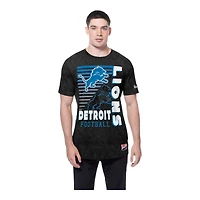 Detroit Lions Washed Black New Era T-Shirt