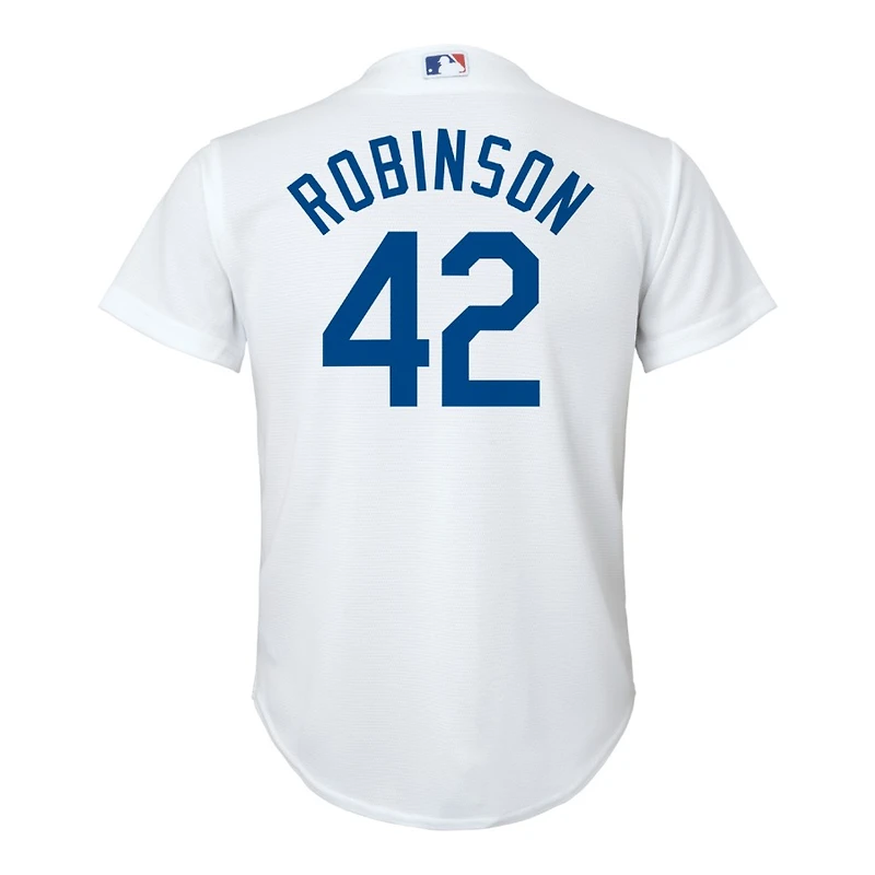 Youth Brooklyn Dodgers Jackie Robinson Nike White Home Jersey