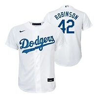 Youth Brooklyn Dodgers Jackie Robinson Nike White Home Jersey