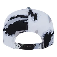 Las Vegas Raiders White Paint Splatter Rope New Era 9FIFTY Snapback Hat
