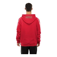 San Francisco 49ers Red Script New Era Pullover Hoodie