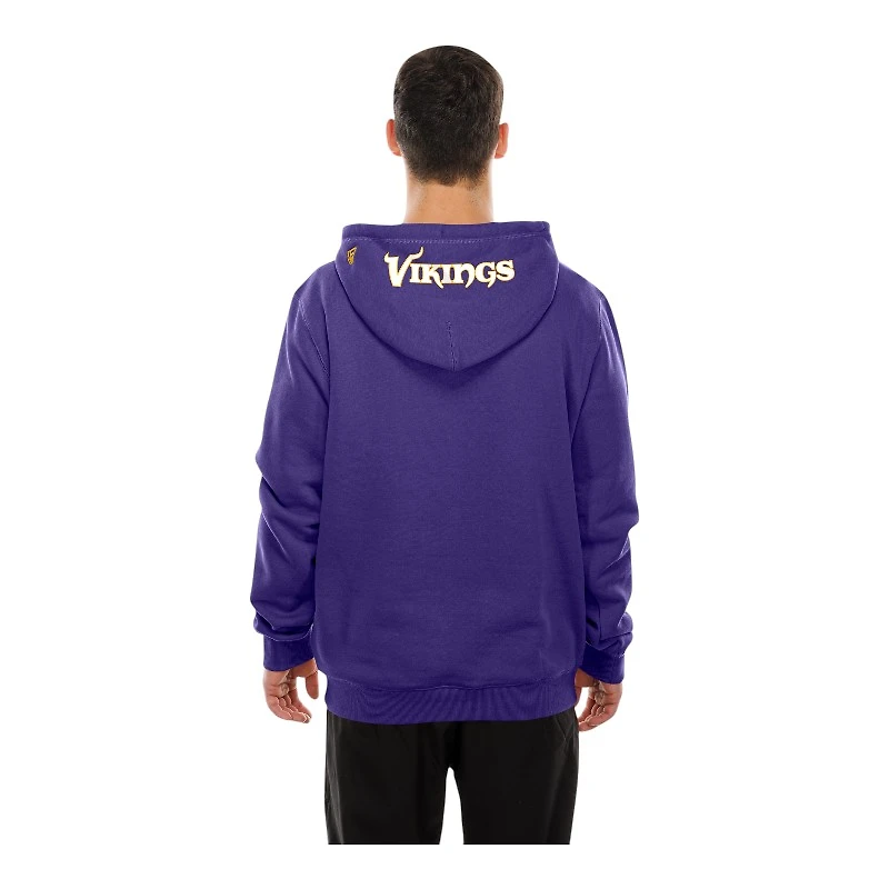 Minnesota Vikings Purple Script New Era Pullover Hoodie