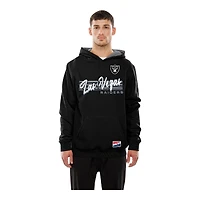 Las Vegas Raiders Black Script New Era Pullover Hoodie