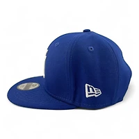 Youth Los Angeles Dodgers White on Royal Upside Down Gray UV New Era 9FIFTY Snapback Hat