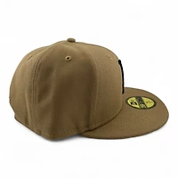 Los Angeles Dodgers Black on Khaki Gray UV New Era 59FIFTY Fitted Hat