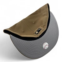 Los Angeles Dodgers Black on Khaki Gray UV New Era 59FIFTY Fitted Hat