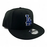 Los Angeles Dodgers Black with Royal Blue and White New Era 9FIFTY Snapback