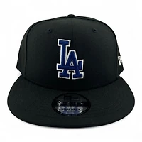 Los Angeles Dodgers Black with Royal Blue and White New Era 9FIFTY Snapback