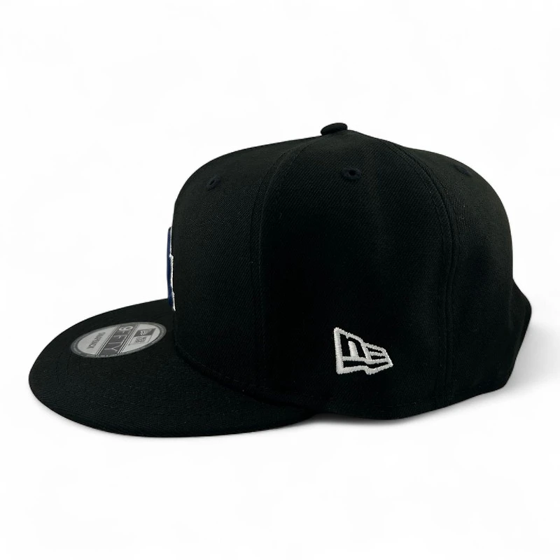 Los Angeles Dodgers Black with Royal Blue and White New Era 9FIFTY Snapback