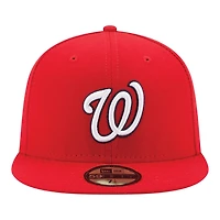 Washington Nationals Red Authentic Collection On-Field New Era 59FIFTY Fitted Hat