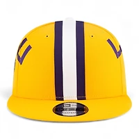 LSU Tigers Gold Helmet New Era 9FIFTY Snapback